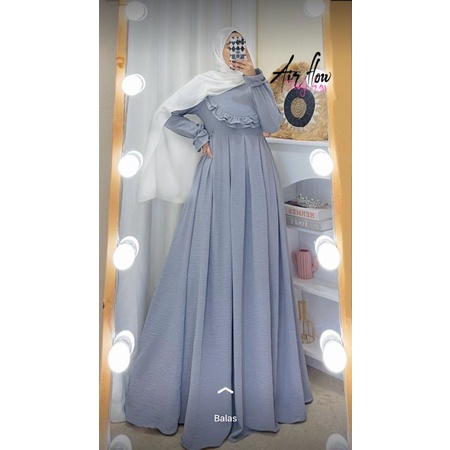 Jasmine Dress Rayon Crinkle/ Gamis Jasmine Crinkle