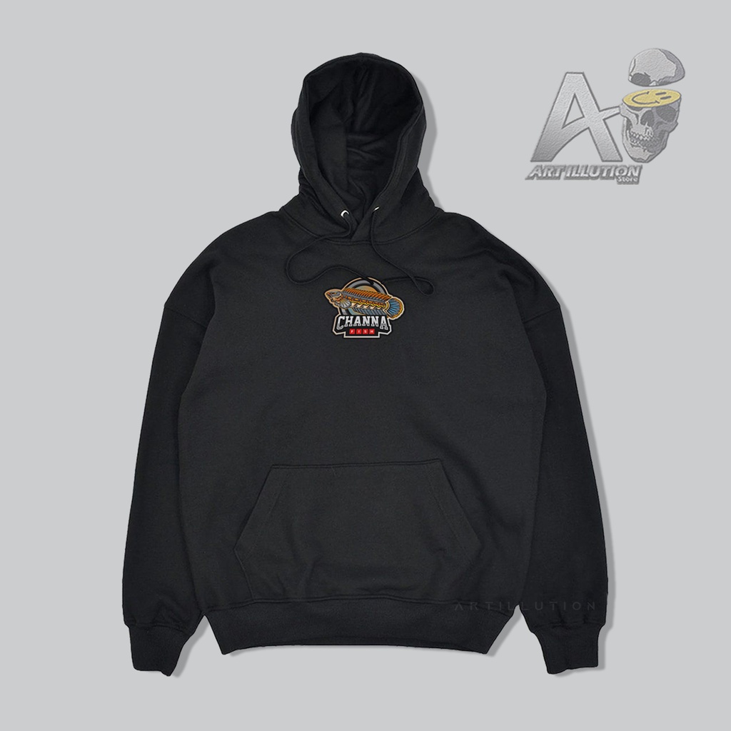 Sweater Hoodie Channa Robot Mascot Snakehead - Jaket Pria Wanita Logo Terbaru High Quality Premium D