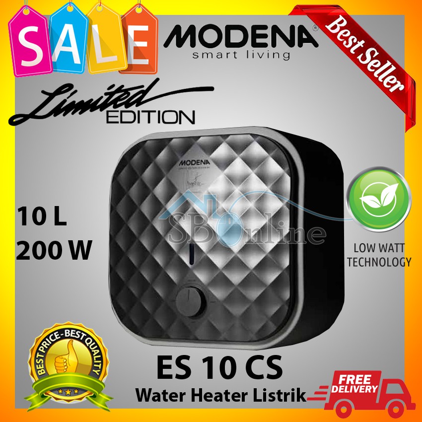 NEW Modena Water Heater Listrik- ES 10 CS Limited Edition 10 Liter