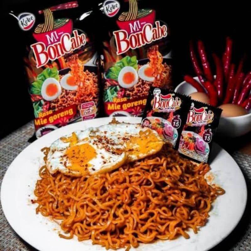 

Mie BONCABE Level 15 Mie Bon cabe Mie pedas Mie kobe mie