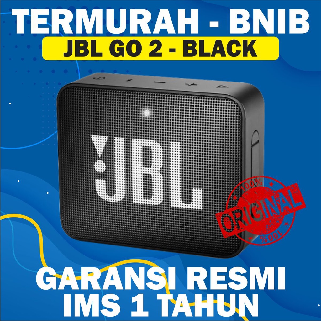 [TERMURAH][BNIB] JBL GO 2 - BLACK [GARANSI RESMI IMS]