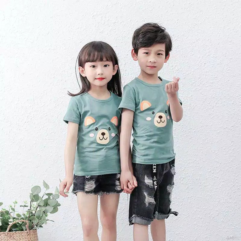  BAJU  KAOS  Bear 1 7 Tahun MAXKENZO Baju  Anak BerKualitas 