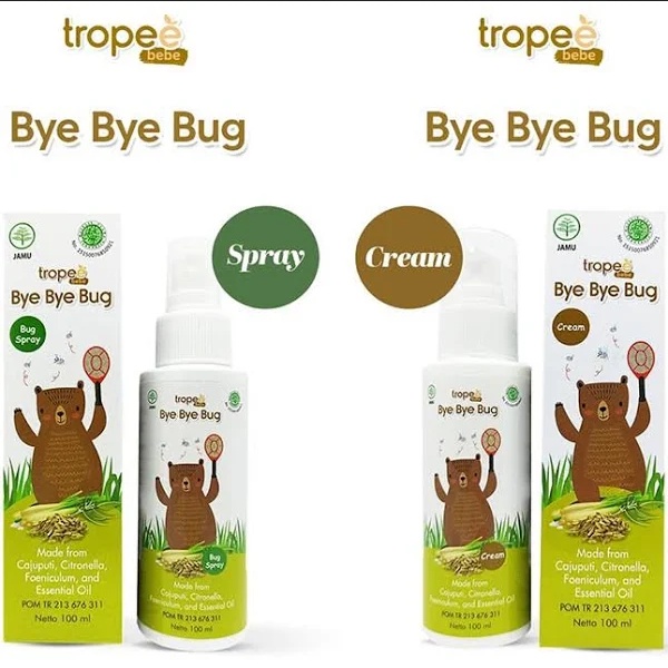 PERA630 TROPEE BYE BYE BUG LOTION ANTI NYAMUK 100ML