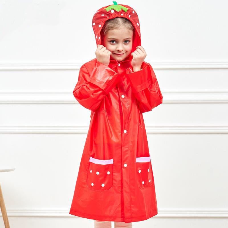 Jas Hujan Anak Terusan Import Lucu Umur 3-8Thn Anak Perempuan &amp; Laki-Laki