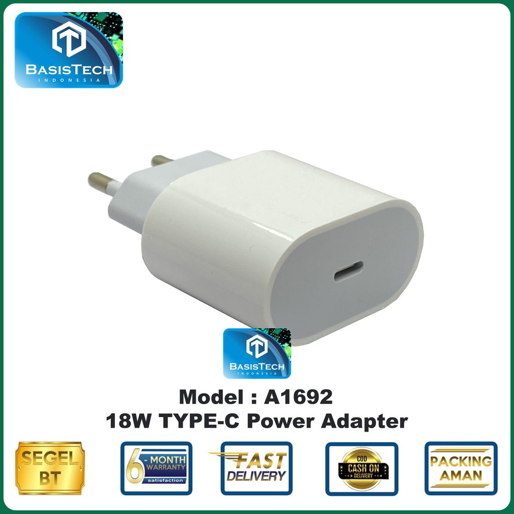 ADAPTER CHARGER IP11 11PROMAX A1692 TYPE C 18WATT POWER ORI99.9