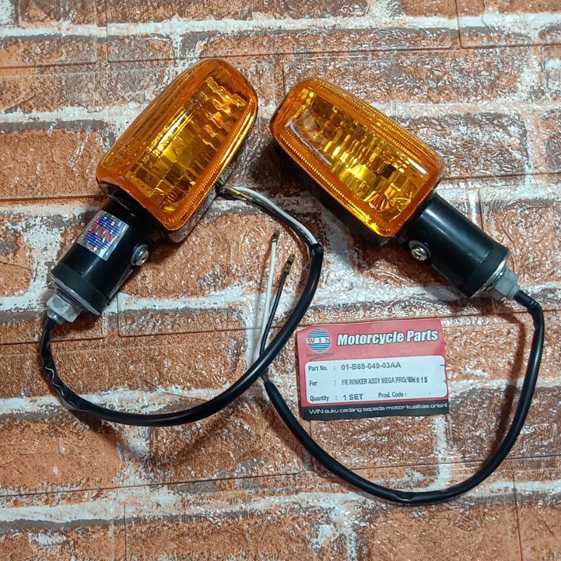 Sein Depan/ Belakang Honda Megapro 1 Set Isi 2 Honda Verza Megapro Primus Megapro Bold Fr/RR Assy Me