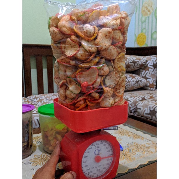 

krupuk seblaki pedas bantat