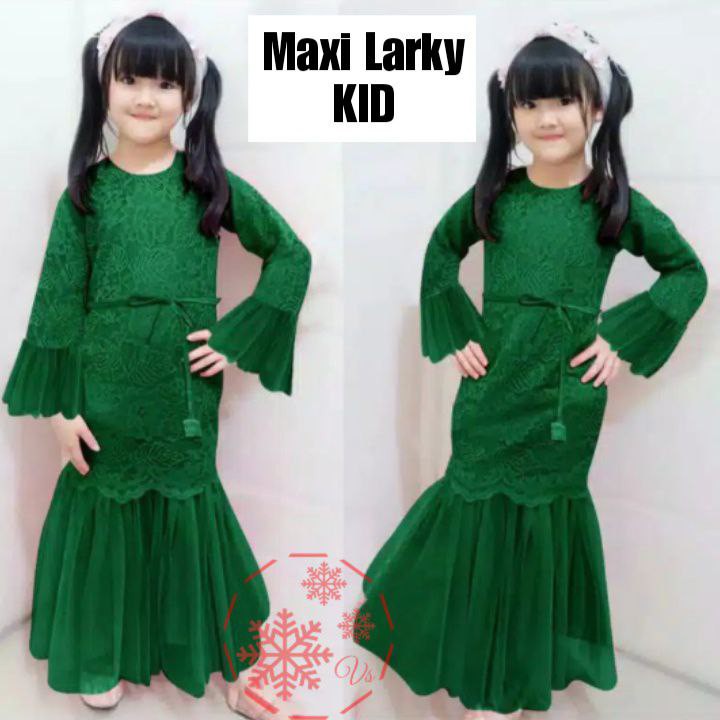 MX LARKY KIDS ANAK / BRUKAT PESTA ANAK WANITA / LENGAN PANJANG