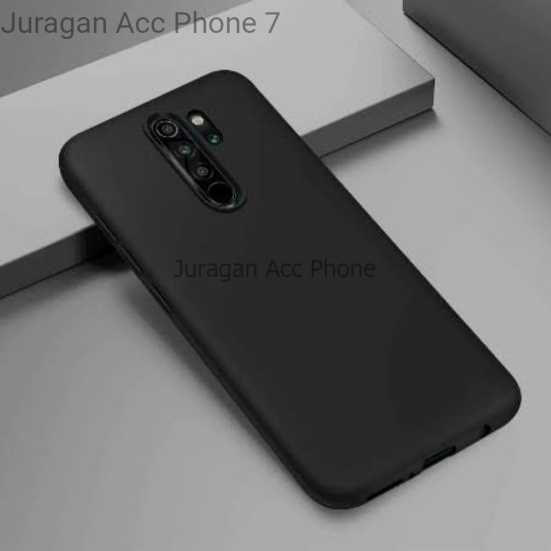 Soft Case Blackmatte Xiaomi Redmi 9 Casing Silikon  Black Matte Hitam Polos Xiaomi Redmi 9 Murah Ori