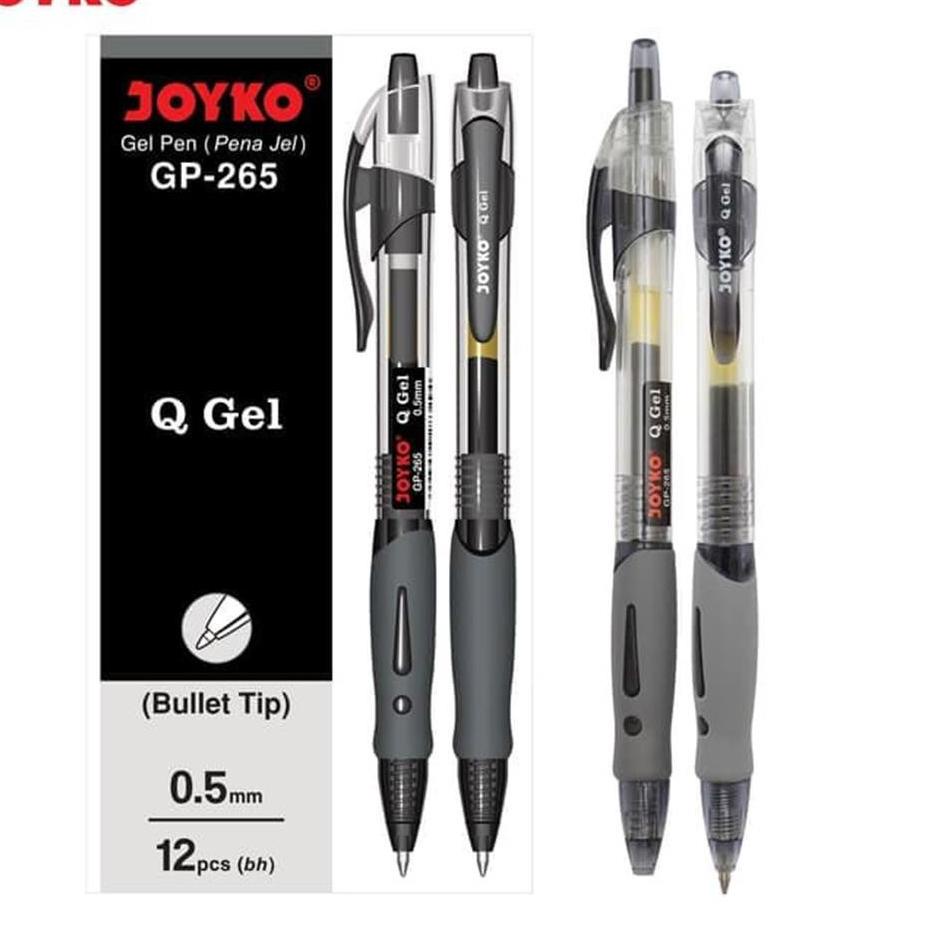 

⸨LaM ♛⸩ Pulpen Joyko Gel Cetek Q Gel G P-265 (1pak -12pcs) //Baru.datang