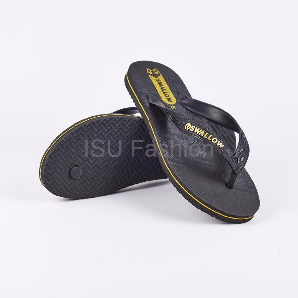 GROSIR Sandal Sendal Jepit Pria Swallow Black Pearl Hitam