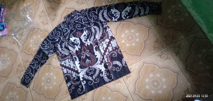 Kemeja Batik Motif Salju Murah Keren M L Xl Batik Pekalongan