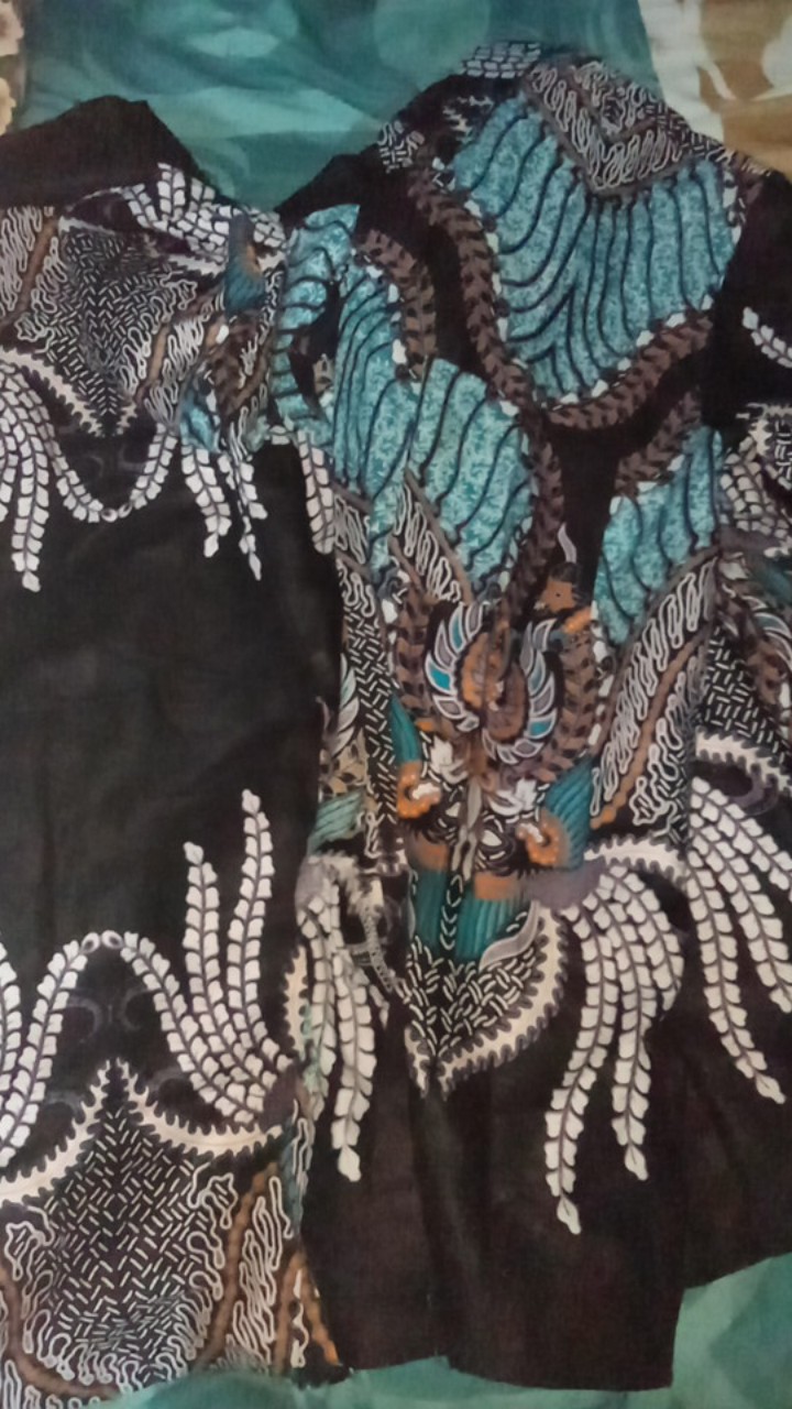 Aghistna Batik - Maura Couple - Sania Ruffle Batik Couple Ori Ndoro Jowi Garansi Termurah Shopee