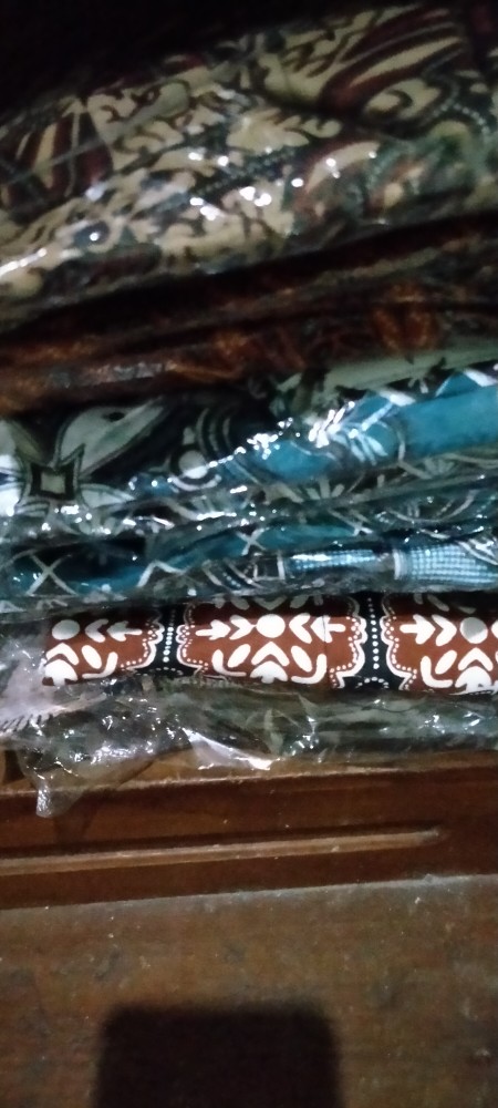 Kemeja Batik Pria Lengan Panjang Size M L Xl Xxl Bswart Batik Hrb026 Kenango Hem Panjang Padi