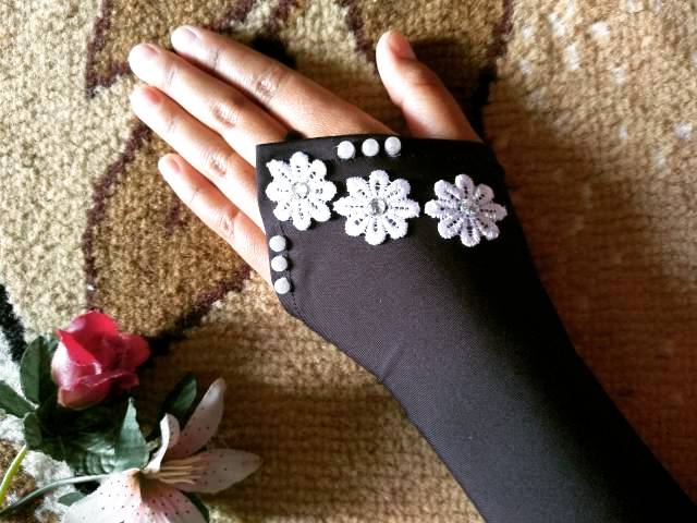 Handsock cincin flower/manset cincin