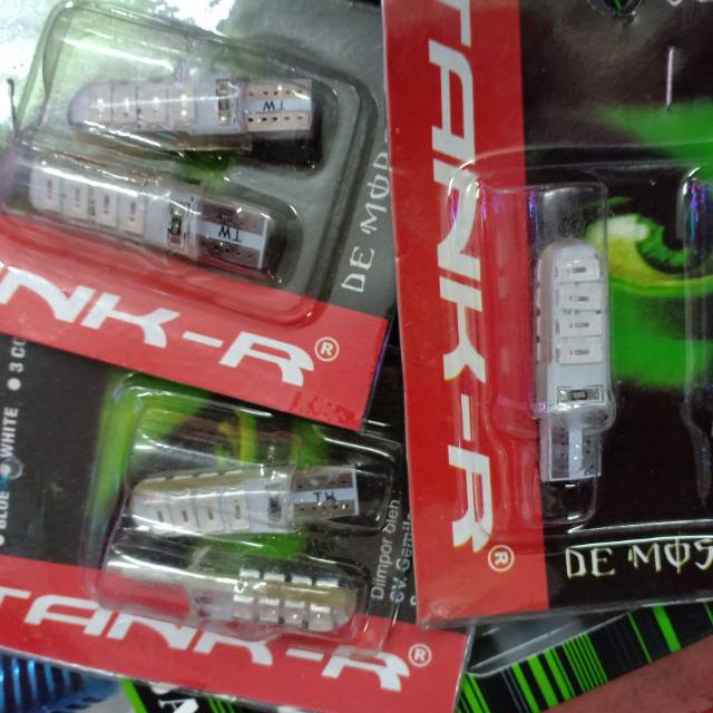 Lampu Senja 8 Led T10 - Lampu Sein Sen Motor Mobil - Lampu Led T10