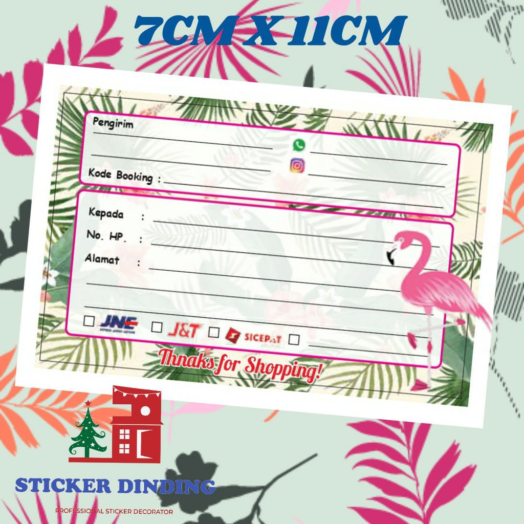 

stiker pengiriman online shop/stiker label pengiriman olshop