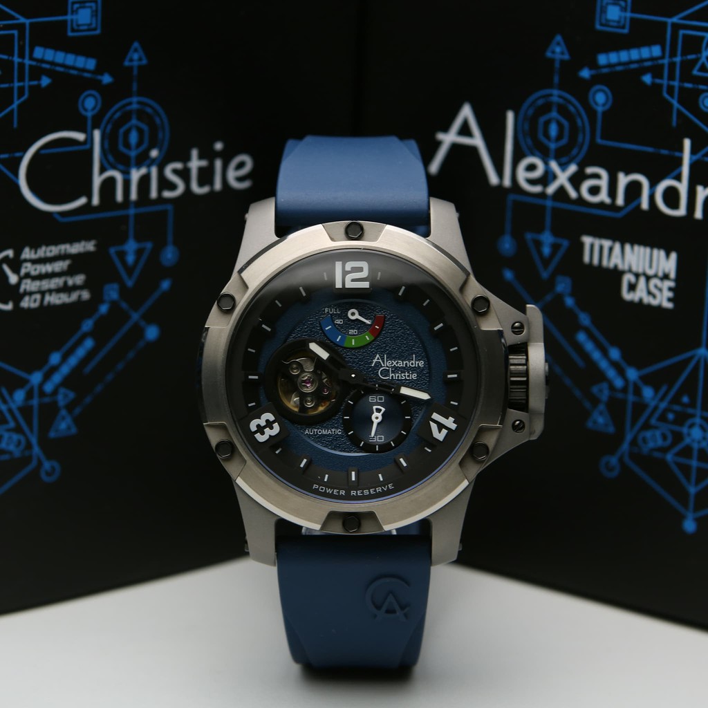 ALEXANDRE CHRISTIE AC 6295 TITANIUM BLUE. LIMITED EDITION ORIGINAL