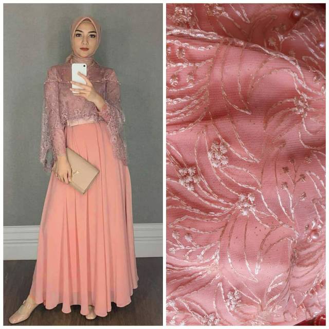 Maxi citra kirana gamis keondangan mewah mutiara good quality