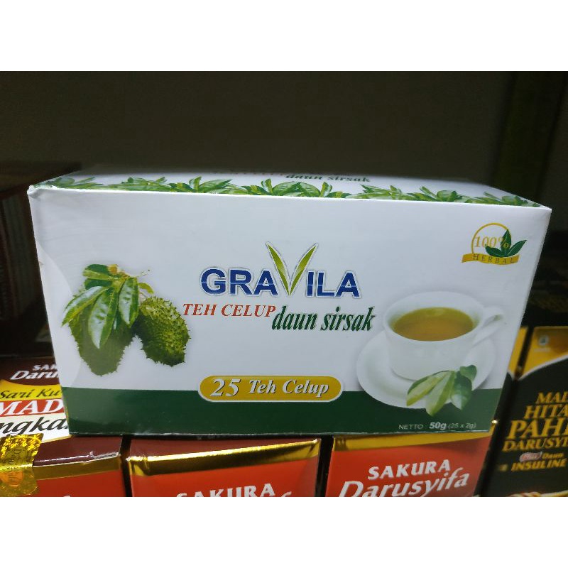 

gravila teh daun sirsak / 25 celup