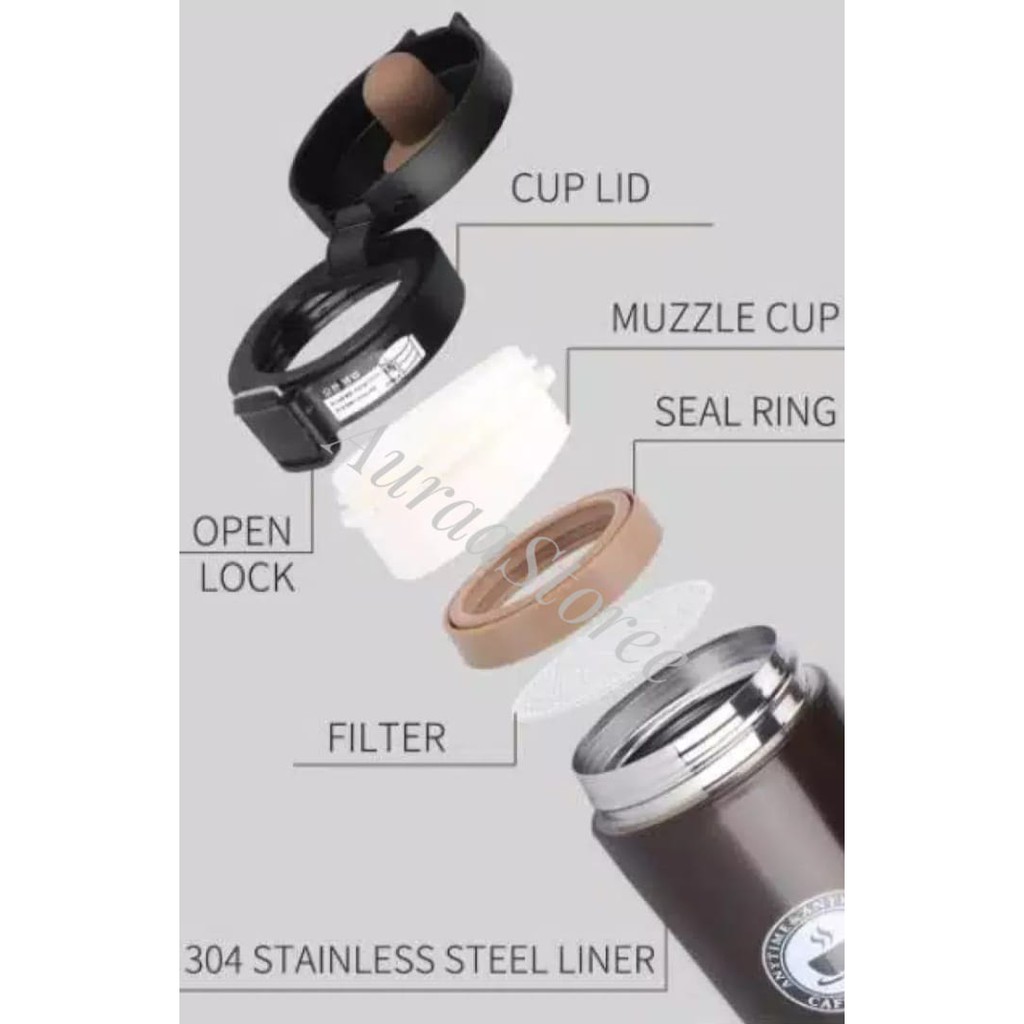 TERMOS COFFE TERBARU / TERMOS KOPI STAINLESS STEEL / TERMOS TRAVEL