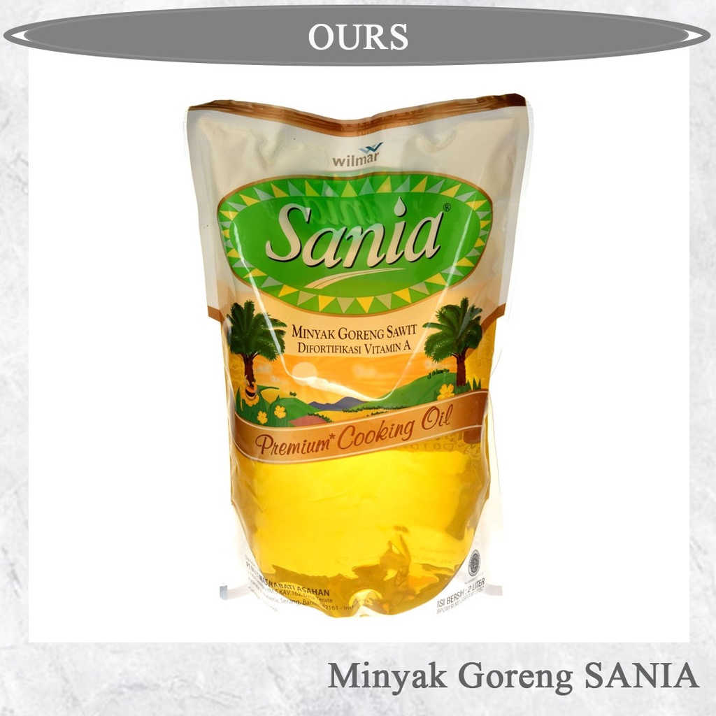

SANIA 2L Pouch Minyak goreng 2000ml minyak goreng kelapa sawit
