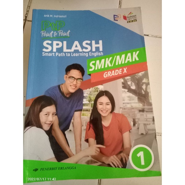 Buku bahasa Inggris SMK kelas 10 Erlangga