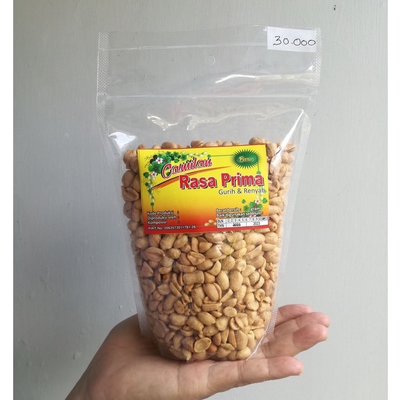 

[500 Gram] Kacang Bawang Homemade Supplier Tangan Pertama Gurih Renyah Murah Enak Snack Jajan Camilan 1/2 kg