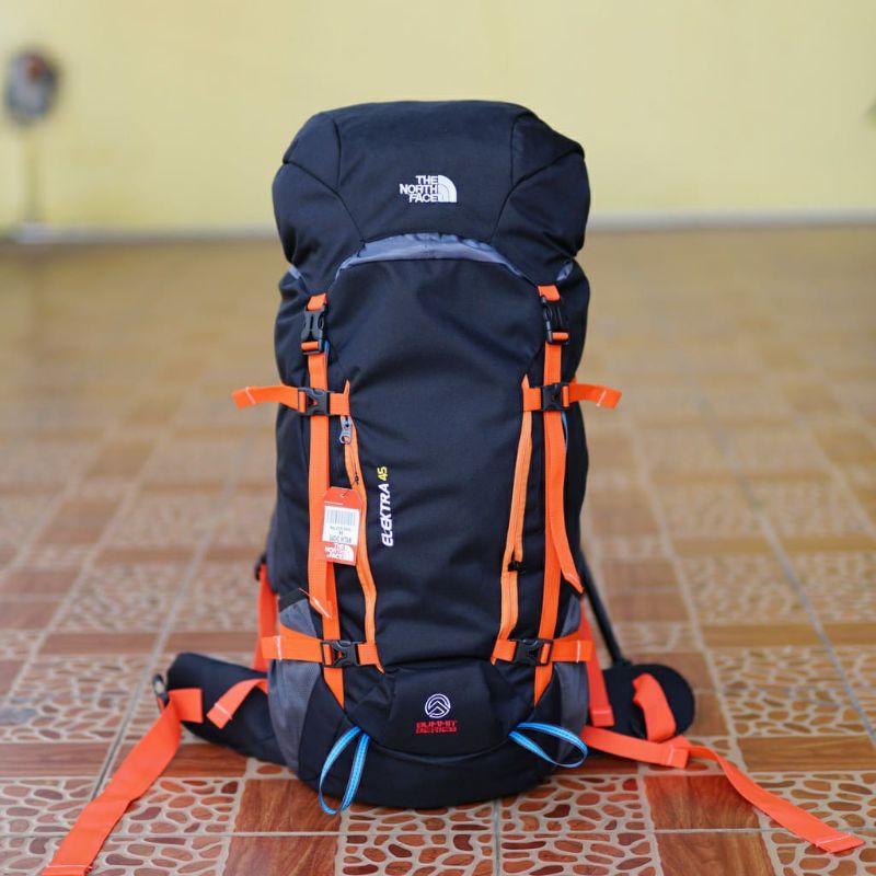 Tas Ransel Gunung TNF 45 liter # Tas Gunung The North Face 45l # Tas Ransel Hiking TNf # Tas Gunung Outdoor # Tas Carrier TnF # Tas Ransel pria