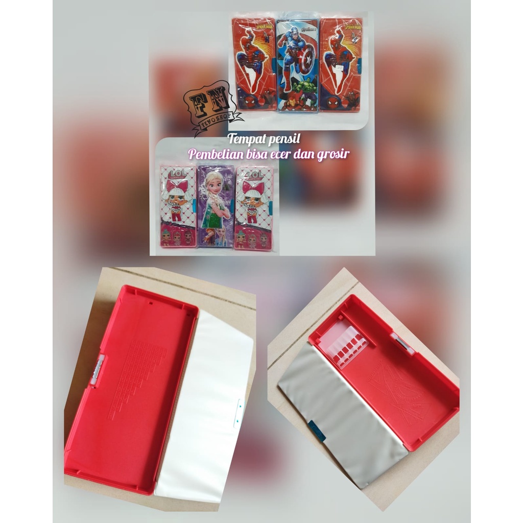 

Tempat pensil kartunTimbul /Tempat pensil magnet