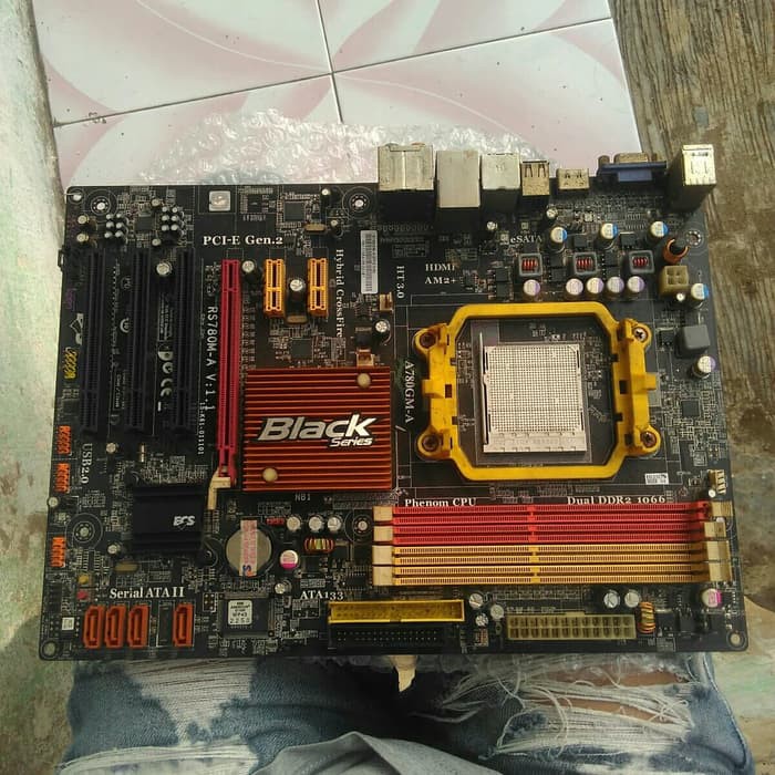 MOBO ECS BLACK SERIES RS780M-A v:1.1  AMD (MATI TOTAL)