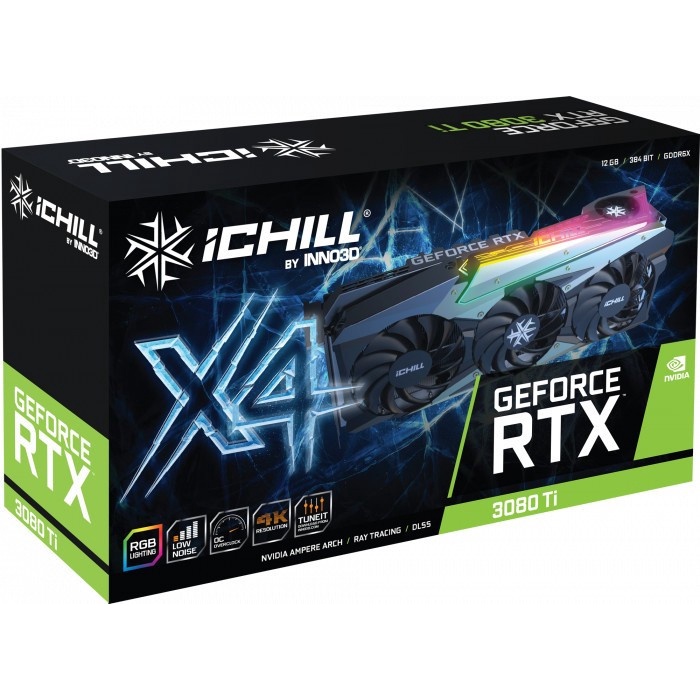 INNO3D RTX 3080 Ti 12GB ICHILL X4 12G GDDR6X 3080Ti RTX3080Ti VGA NVIDIA