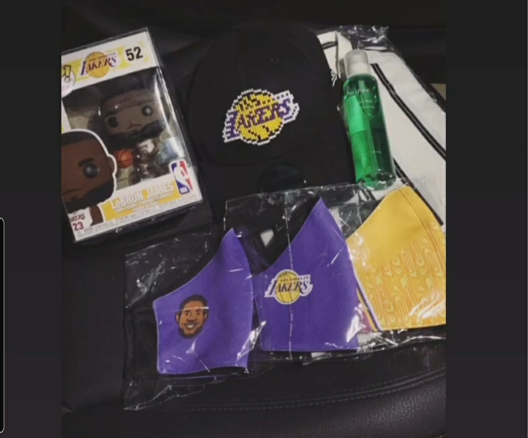 Masker Kain 2 Ply Korea Dewasa & Anak Lakers Nba Batik