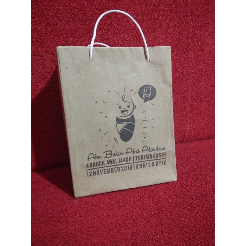 

Tas Kertas atau Paperbag Ukuran 12x24