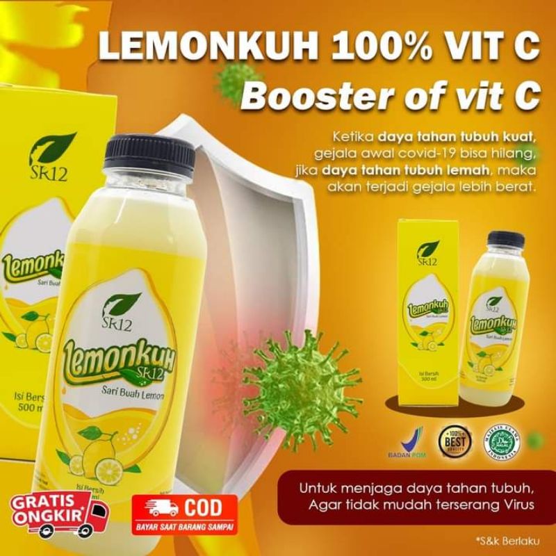 

LEMONKUH SR12/MINUMAN PENURUN BB/VIT C/VITAMIN C/IMUN BOOSTER