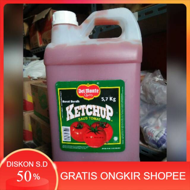 

Delmonte Saus Tomat Galon Jerigen 5,7 kg Del Monte