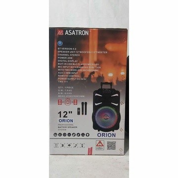 ASATRON Speaker Meeting Bluetooth 12&quot; ORION - Garansi Resmi 1 Tahun