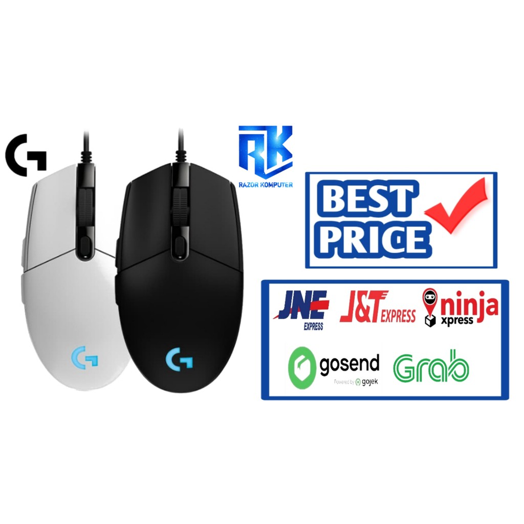 Logitech G102 Prodigy Gaming Mouse (black/white)