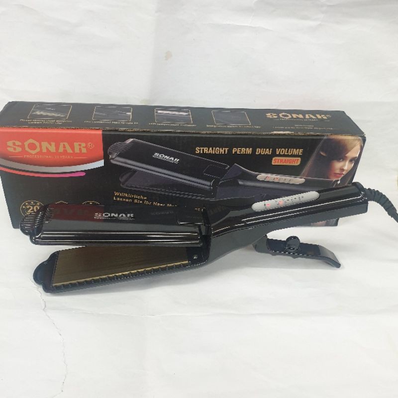 Alat Catok SONAR SN-8098 Catokan Rambut Suhu REBONDING Lurus Straight Hair Murah Berkualitas