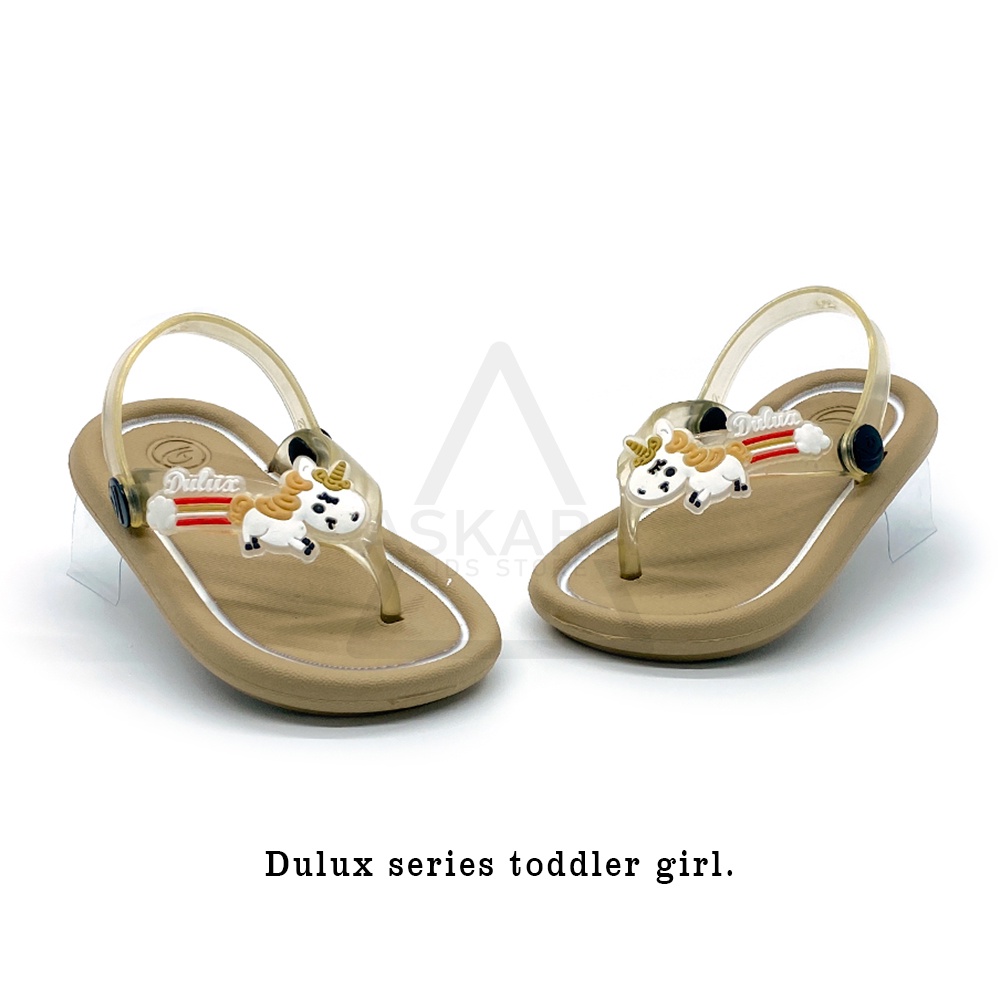 AKS - New Sandal Anak Perempuan Jepit Tali Belakang Model Unicorn Terbaru 1 - 3 Tahun COD