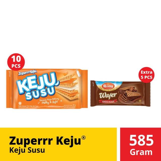 

ZUPERRR KEJU Susu EXTRA Wafer Choco Blast