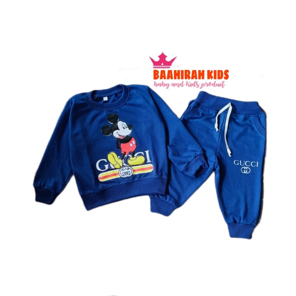 TERLARIS STELAN ANAK PEREMPUAN // STELAN JOGER ANAK TERMURAH / STELAN BABYTERY ANAK MOTIF MICKY GUCC