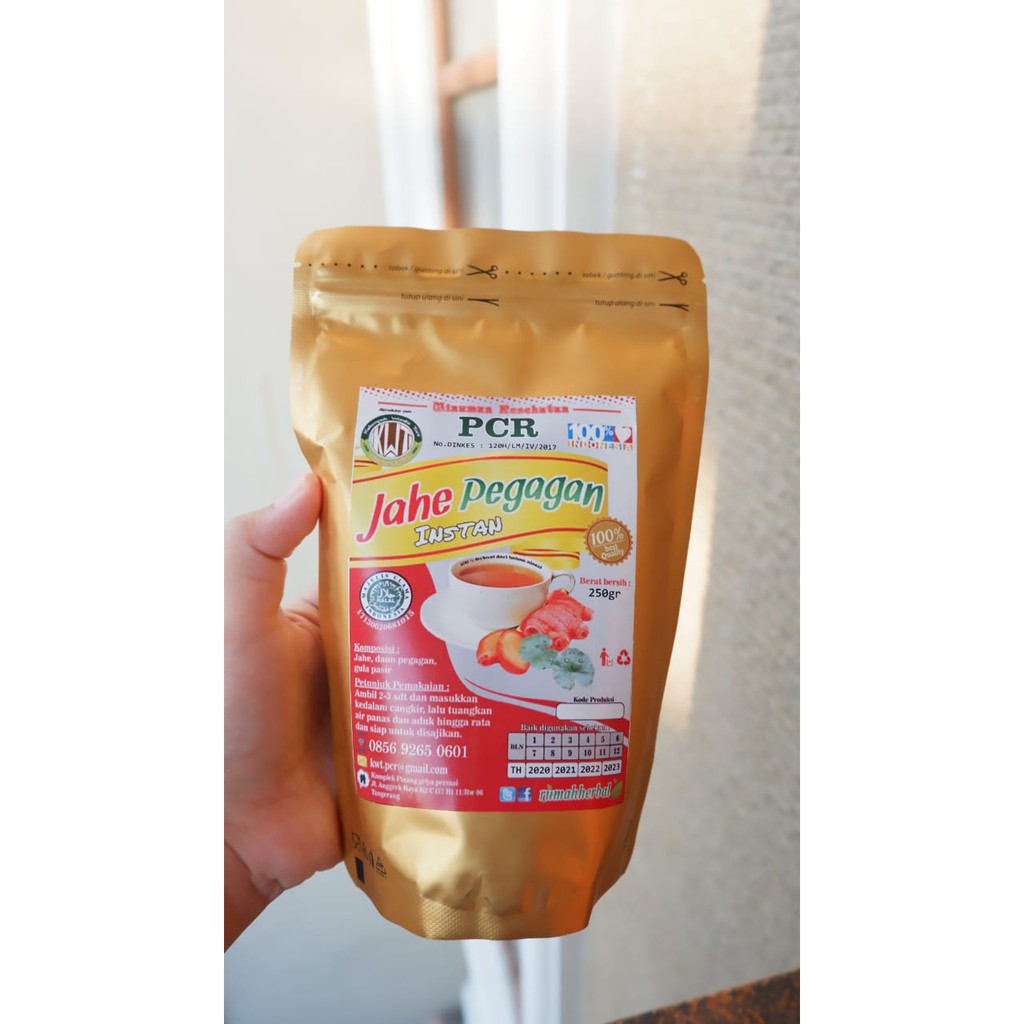 

Jahe Bubuk Pegagan Instant 250gr