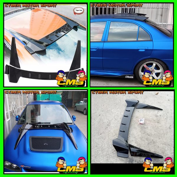 Spoiler civic turbo type R. spoiler roof civic type R. spoiler roof civic turbo. wing spoiler civic