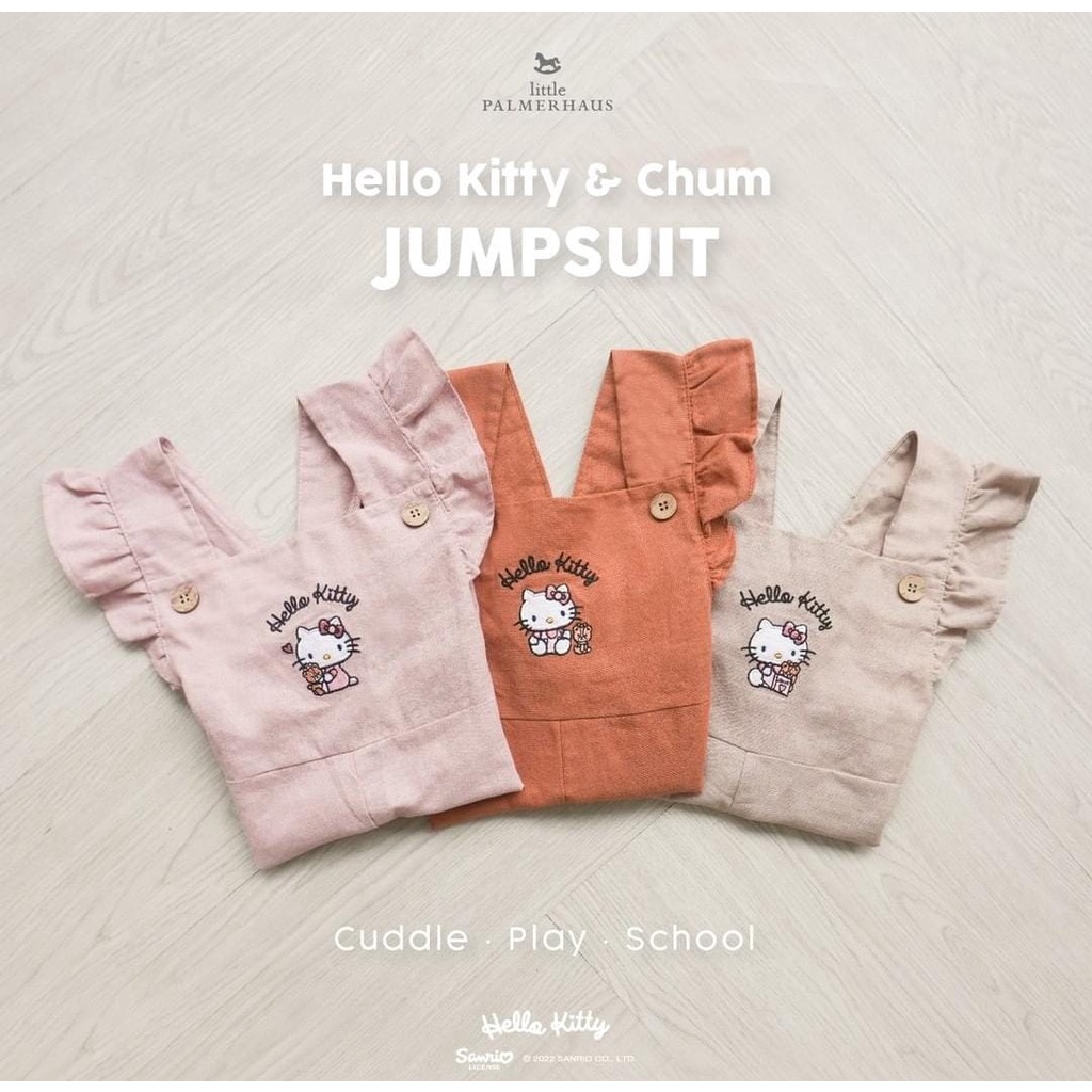 Setelan Anak Romper Bayi Palmerhaus Jumpsuit Hello Kitty &amp; Chum Series 1-4 Tahun