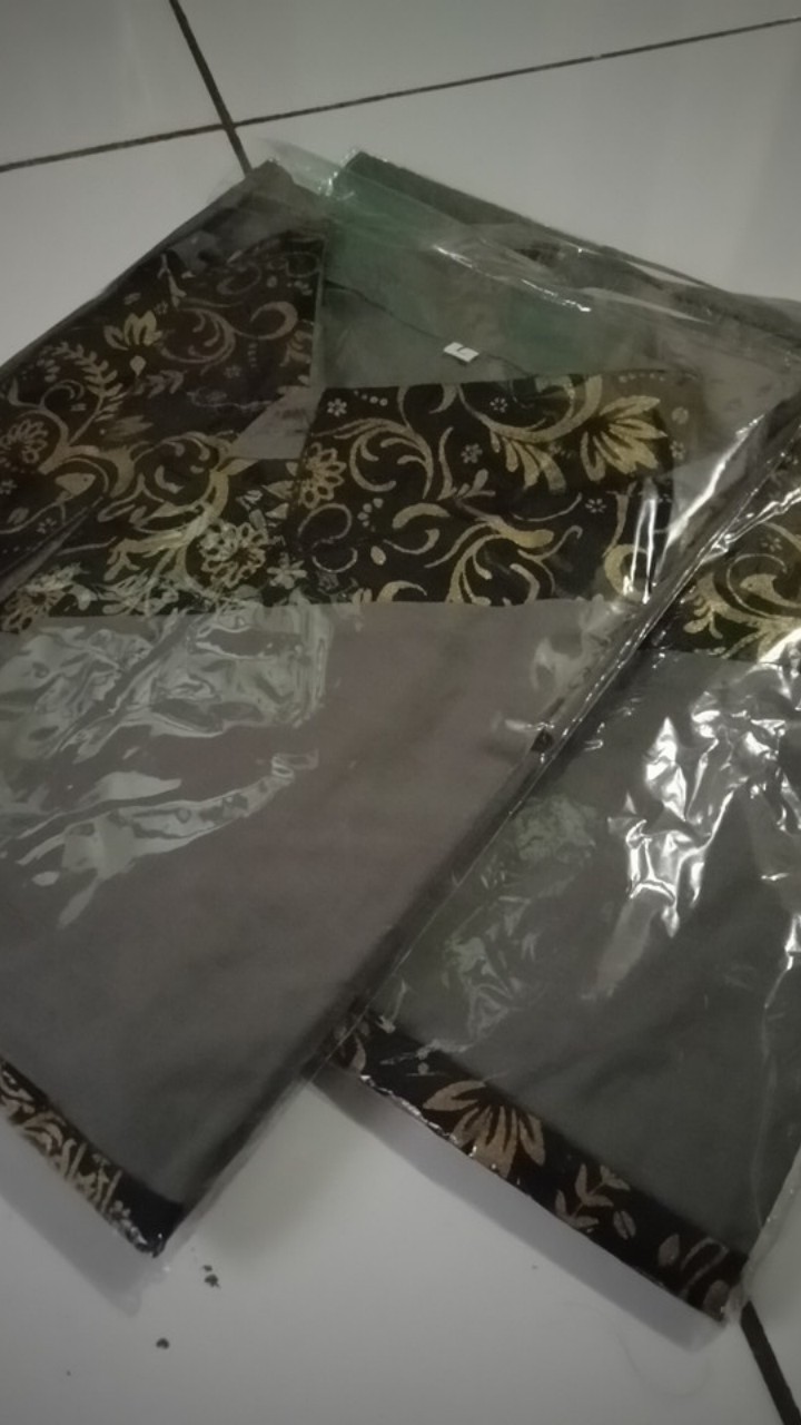 Kombinasi Kemeja Batik Sopal Lengan Panjang Clrt M L Xl