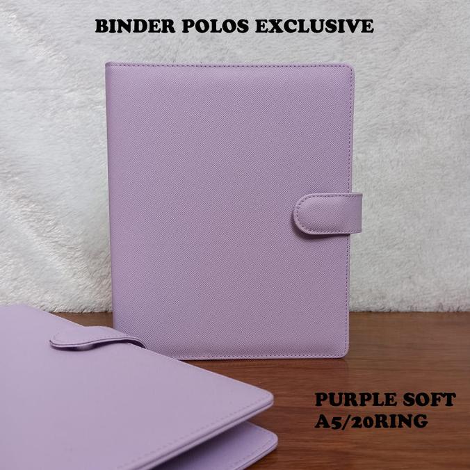 

PROMO BINDER POLOS EXCLUSIVE WARNA PURPLE SOFT A5 DAN B5