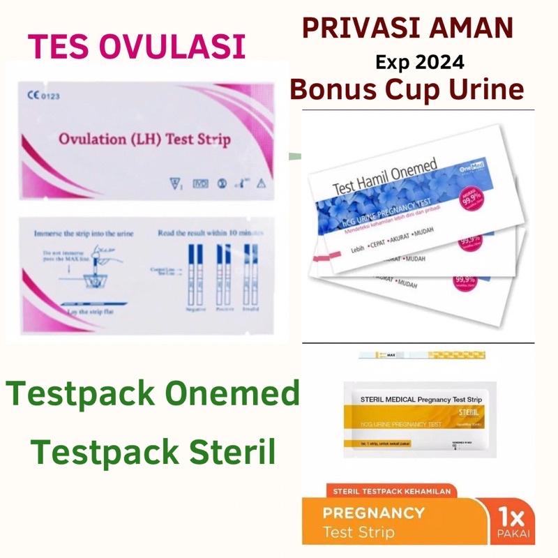 TESTPACK - LH TES MASA SUBUR WANITA - ALAT TES KESUBURAN WANITA - OVULATION TEST- LH TEST OVULASI