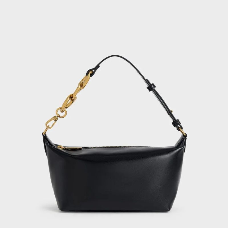 8.8 SALE | CK Metallic Accent Hobo Shoulder Bag