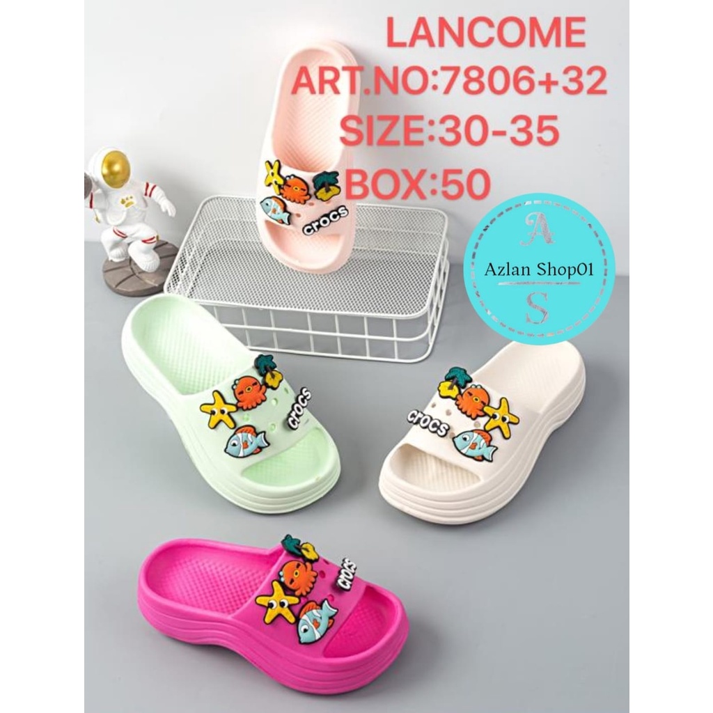 Sandal Selop Fuji Anak Zibbitz Fish, Bear and Chibi Import 7806+32 (30-35) Sandal fuji anak viral murah terlaris